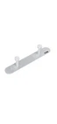 Safco Nail Head Wall Coat Rack Two Hooks Metal 12W X 2-3/4D 2H Satin Aluminum New. Price: $29.00.