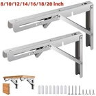 Us Folding Shelf Brackets Heavy Duty Stainless Collapsible Wall Mounted 8-20" New. Price: $45.07.