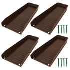 Gutter Downspout Splash Block 16.3" Drain Guard Diverter 4 Pack Brown Wat New. Price: $50.30.