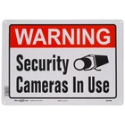 Hillman English White Security Sign 10 In. X 14 (6-PACK) New. Price: $18.45.