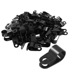 Unlorspy 100 Pcs Black R-type Cable Clip 3/8 Inch Nylon 10.4MM, New. Price: $10.96.