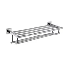 Kokosiri 24IN Double Towel Bar Rail Wall Mounted Chrome Sus 304 Stainless Steel New. Price: $83.98.