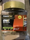 Power Pro One Exterior Screws, Flat Head, Interior 10X3 200PCS Open. Price: $20.00.