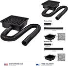 Prestantious Catch Basin Gutter Downspout Extensions, 12" Low Profile Cat... New. Price: $45.84.