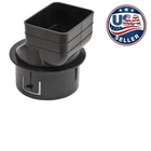 Universal Downspout Adapter For Seamless Drain Pipe Transitions - 2X3 To 4 Inch New. Price: $24.99.