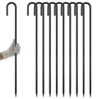 Aagut 36" J Hook Rebar Stakes 1/2" Heavy Duty Tent Ground Anchors 10-PACK New. Price: $86.98.
