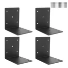 4 Pcs Heavy Duty Steel Corner BRACKETS,6"X6"X5"L Right Angle Bracket,diy Sh... New. Price: $49.99.
