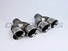 Pair (2) DT-24096 L&r Angle Double Wall Staggerd Stainless Tip 2.25" Inlet 8.5"L New. Price: $139.99.
