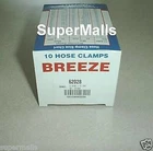 10 Clamps Breeze Power-seal Stainless Steel Band Hose Size #28 New. Price: $13.95.