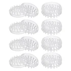 Uxcell 16 Pcs Carpet Protectors Spiked Caster Cups Round 1.89", Clear New. Price: $20.39.