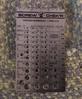 Ruelle Screw Chek Sae/ Inch Thread Size Gauge (no. To 5/16) From 60'S Used. Price: $18.00.