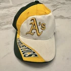 Rare Vintage Oakland A's Mlb Adjustable Baseball Hat Youth - Splash Color Block Used. Price: $46.29.