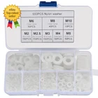 650 Pcs White Nylon Flat Assortment Kit Round Washers New. Price: $9.11.