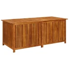 Vidaxl Outdoor Storage Box, Deck 68.9X31.5X29.5 Inches, Solid Acacia Wood New. Price: $520.99.