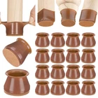 Aneaseit Chair Leg Floor Protectors - 16 Pcs Brown Felt Bottom Large, New. Price: $14.62.