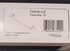 Delta 75918-CZ 18" Towel Bar In Champagne Bronze Open. Price: $44.97.