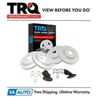Trq Performance Brake Rotor Drilled Slotted Coated & Ceramic Pad Kit New. Price: $274.95.