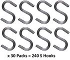 National N121-533 3/4" Zinc Plated Open Hooks 8 Ct 30 Packs New. Price: $62.89.