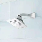 Signature Hardware Shower Head & Arm Brushed Nickel QBE0224-02-ST Rainfall Wall New. Price: $48.59.