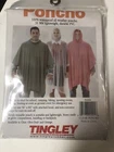 Lot 3 Tingley P68800 Waterproof All Weather Clear Ponchos 50 X W/ Hood New. Price: $13.99.