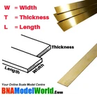 K&s Metals Brass Strip - W: 25.4MM, T: 0.81MM, L: 304.8MM New. Price: $6.10.