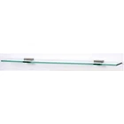 Alno A8455-24-SN Contemporary Ii Bath 24" Glass Shelf W/brackets Satin Nickel Open. Price: $39.95.