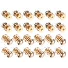 Uxcell 24PCS 0.3" Mini Round Knobs, Small Drawer 0.32", Gold New. Price: $14.99.