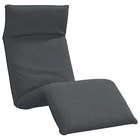 Sun Lounger Gray Oxford Fabric, Metal, Foam Large Collapsible Vidaxl New. Price: $144.99.