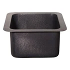 15" X 8" Merrick Copper Single Bowl Drop-in/undermount Bar Sink (hammered New. Price: $82.00.