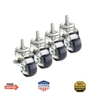 Krowne 28-164S Metric Caster, M14 X 2.0 Threaded Stem 3" P New. Price: $169.43.