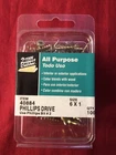 Hillman All Purpose Phillips Head Gold Size 6X1 40884 (100 Count) New. Price: $12.99.