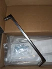 10 Pack 7.5 Inch Hole Centers Solid Cabinet Handles Brushed Nickel Drawer Pulls Open. Price: $35.00.