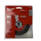 Milwaukee Crimped Wheel 48-52-5070 4" Radial Carbon Steel Hyperwire Usa New. Price: $19.99.