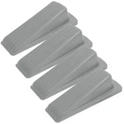 S&t Inc. Heavy Duty Rubber Door Stopper Grey 4.8X2.2X1.3IN Pack New. Price: $11.39.