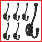 Cbwlwj 6 Pack Heavy Duty Wall Hooks For Hanging Metal Coat Mount New. Price: $20.59.