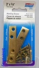 National Hardware Brass Finish Mending Braces 3" X 5/8" 4PCS N191-007 V118 New. Price: $5.59.