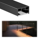 Muzata Upgraded Version 6'6" Led Aluminum Black Handrail Kit Rectangle HL12 New. Price: $149.99.