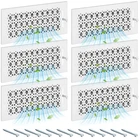 Datanly 6 Pcs Metal 10 X 4 Inch (interior Size) White Vent Cover New. Price: $87.53.