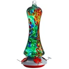 Vibrant Glass Hummingbird Feeder - Best Garden Decor New. Price: $72.15.