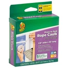 Duck Brand Press To Seal Rope Caulk, White, 1/8-INCH Wide X 35-FEET Long, Single New. Price: $10.69.