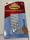 Command Adhesive Hanging Hook Large Holds 4LBS. Clear 17093CLRES New. Price: $9.50.