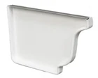 Amerimax 27005HP 5" Inch 3" White Aluminum K Profile Gutter Left End Cap New. Price: $30.79.