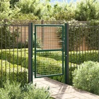 Vidaxl Green Steel Garden Fence Gate Lockable Outdoor Entry Panel 394X492 New. Price: $202.60.