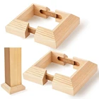 2 Pcs 4" Actual 3.5" X Deck Post Base Cover Wood Split Skirts... New. Price: $35.99.
