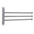 Kimzcn Swing Out Towel Stainless Steel 3-BAR Folding Arm Swivel Hanger New. Price: $65.41.