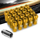 J2 Gold Open Knurled Top Acorn M12 X 1.50 25MM OD/50MM Height Lug Nuts New. Price: $49.99.