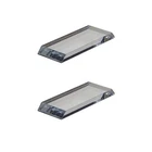 Mirart 1-1/8" X 3" Pull Handle, Self Stick Acrylic Mirror Finger Glide Beveled New. Price: $15.79.