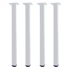 Qlly 30 Square Adjustable Metal Legs, Sturdy Heavy Inch, White New. Price: $69.08.