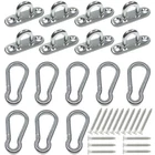 Termath 8PCS 304 Stainless Steel 1.8 Inch Pad Eye Hooks And Stainles... New. Price: $26.13.