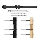 60 Pack T316 Stainless Steel Cable Railing Kit For Wood/metal Posts New. Price: $102.99.